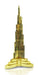 Tenyo Metallic Nano Puzzle Gold Series Burj Khalifa Model Kit NEW from Japan_1