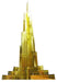 Tenyo Metallic Nano Puzzle Gold Series Burj Khalifa Model Kit NEW from Japan_2