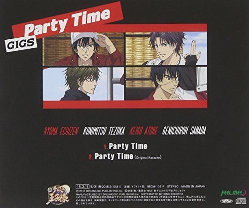 [CD] The Prince of Tennis Party Time GIGS NEW from Japan_2