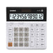 Casio desktop calculator 12-digit desk type White Black Battery&Solar DH-120L-N_1