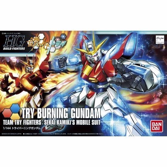 BANDAI HGBF 1/144 TRY BURNING GUNDAM MODEL KIT Gundam Build Fighters from Japan_1