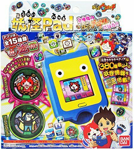 BANDAI Yokai Watch Pad Youkai Yo-kai Toy Medal Ichigo Nyan Steve NEW from Japan_4