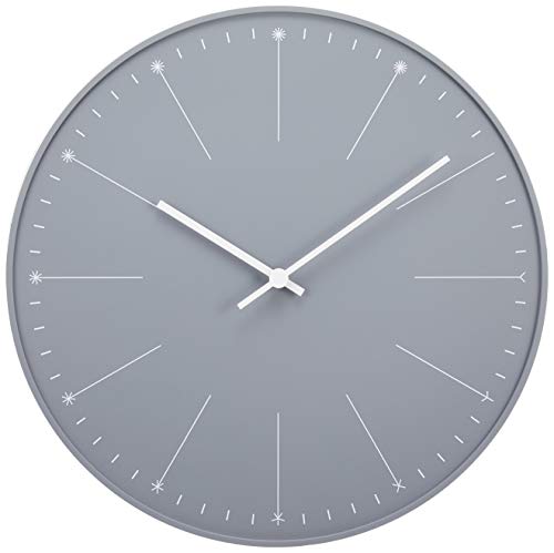 Lemnos Wall Clock 'dandelion' Gray NL14-11 GY (P290mm x D40mm) Plastic NEW_1