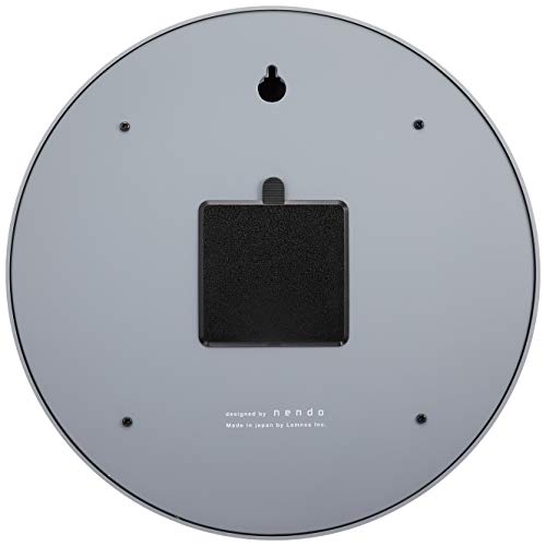Lemnos Wall Clock 'dandelion' Gray NL14-11 GY (P290mm x D40mm) Plastic NEW_2