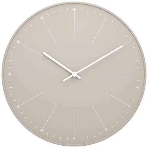 Lemnos dandelion Wall Clock NL14-11BG Gray 40 x 290 x 290 mm NEW from Japan_1