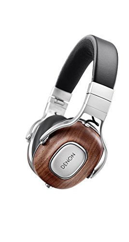 DENON ‎AH-MM400EM MUSIC MANIAC Over ear Headphones Hi-Res Brown with Pouch NEW_1