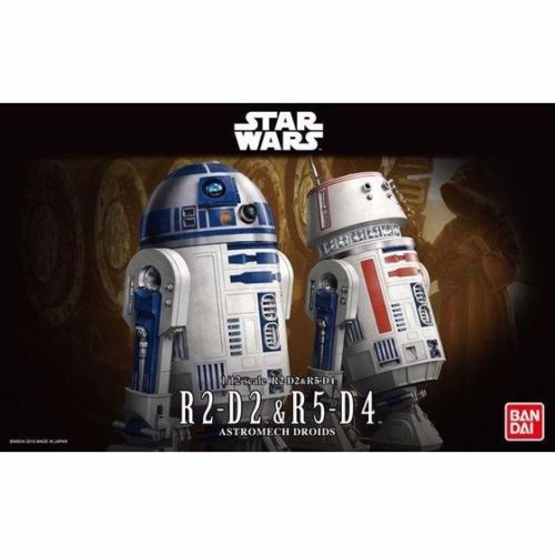 BANDAI 1/12 R2-D2 & R5-D4 ASTROMECH DROIDS MODEL KIT STAR WARS from Japan_1
