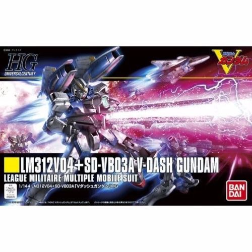 BANDAI HGUC 1/144 LM312V04 + SD-VB03A V-DASH GUNDAM MODEL KIT Gundam V_1