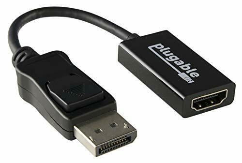 Plugable Active DisplayPort to HDMI Adapter Supports displays up to 4K/UHD_1