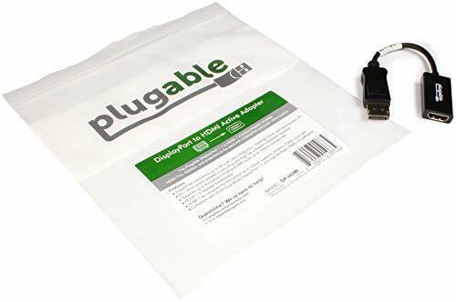 Plugable Active DisplayPort to HDMI Adapter Supports displays up to 4K/UHD_2
