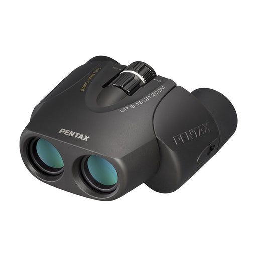 PENTAX Porro Prism Binoculars UP 8-16x21 Black ‎61961 Multi Coating Lens w/case_1