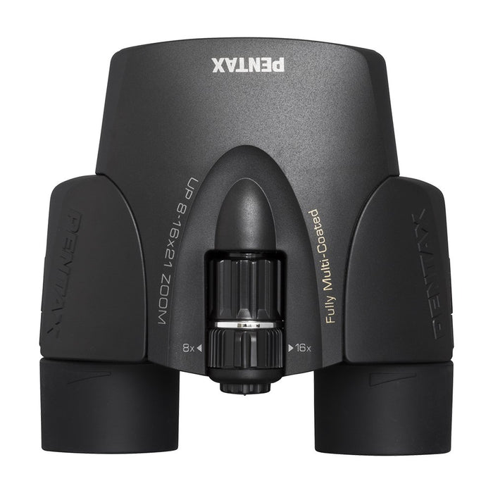 PENTAX Porro Prism Binoculars UP 8-16x21 Black ‎61961 Multi Coating Lens w/case_2