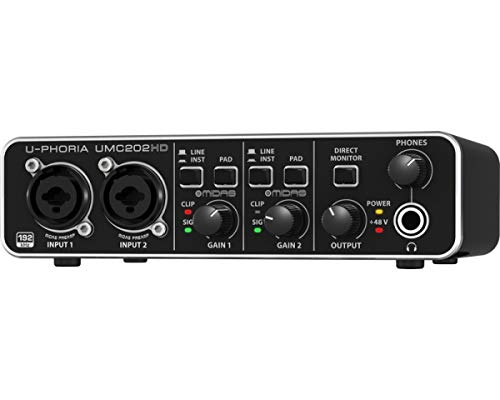 BEHRINGER USB Audio Interface UMC202HD U-PHORIA 2-input 2-output NEW from Japan_3