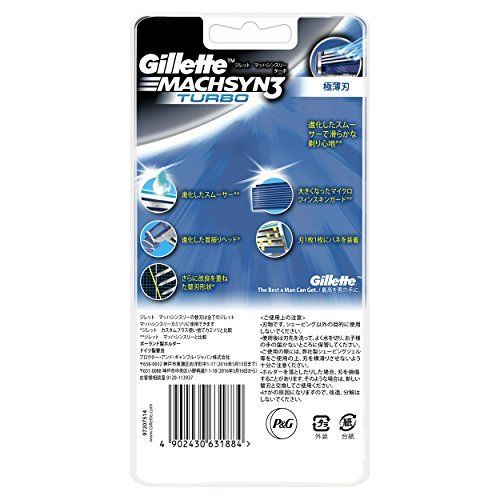 Gillette shaving Mach Zinthers turbo body NEW_2