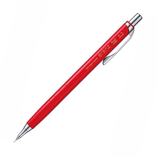 Pentel ORENZ 0.2mm Mechanical Pencil XPP502-B Red Body The core won't break NEW_1