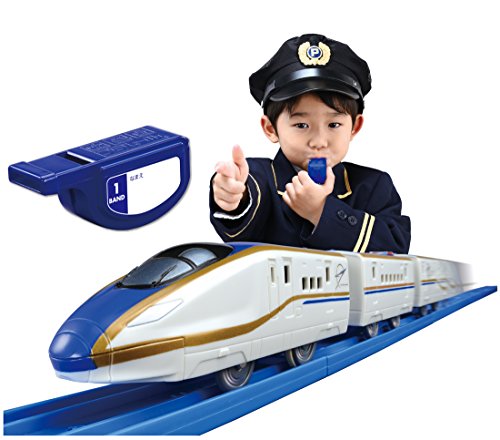 TAKARA TOMY PLARAIL WHISTLE CONTROLLER & E7 SERIES HOKURIKU SHINKANSEN KAGAYAKI_1