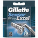 Gillette sensor Excel shaving blade 10 pieces NEW_1