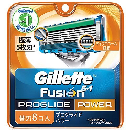Gillette Shaving Pro Glide Flex Ball Power Blade 8 Pieces NEW_1