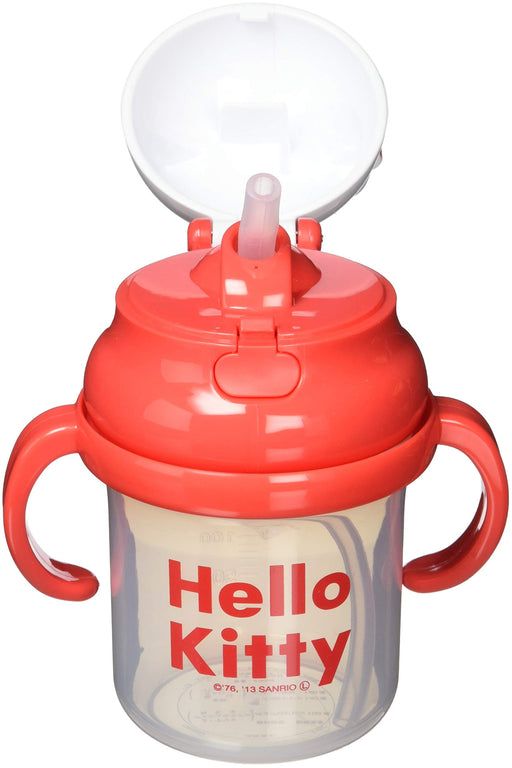 Skater Hello Kitty Baby Straw Mug 8 month old & Up 230ml One Push KSH2-A NEW_2
