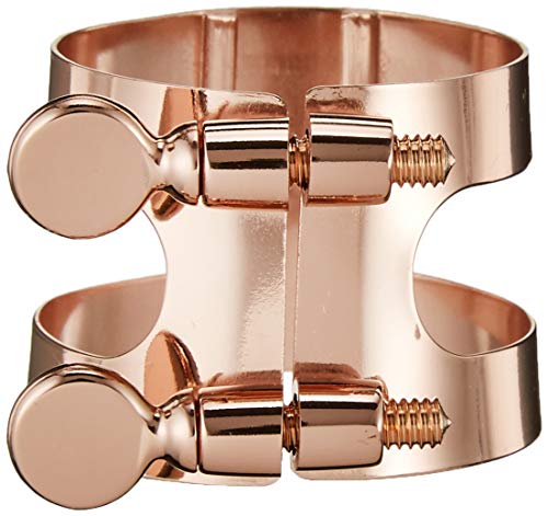 Bonado bass clarinet ligature reverse tighten pink gold plated finish 2253UPG_2