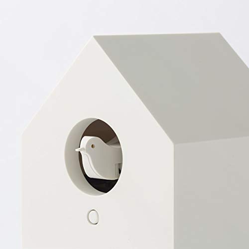 MUJI Pigeon or dove Cuckoo Clock with Light and sensor watch White NEW_4