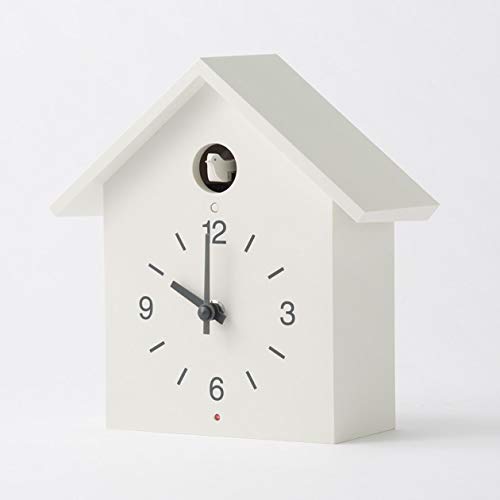 MUJI Cuckoo Clock Large Size White (255mm x 125mm x 267mm) 15832606 NEW_3