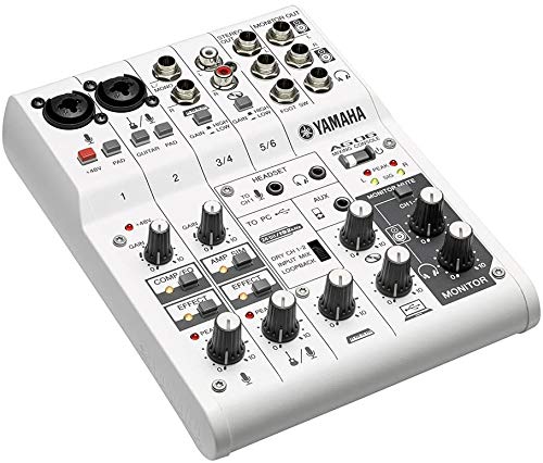 YAMAHA AG06 Web casting mixer Audio interface 6 channel Supports Cubasis LE NEW_8