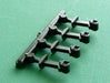 Green Max N gauge 8051 Knuckle coupler (long / black / 20 pieces) for 10 train_2