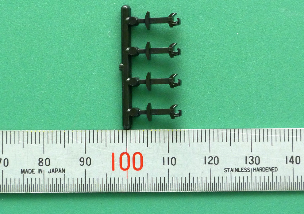 Green Max N gauge 8051 Knuckle coupler (long / black / 20 pieces) for 10 train_3