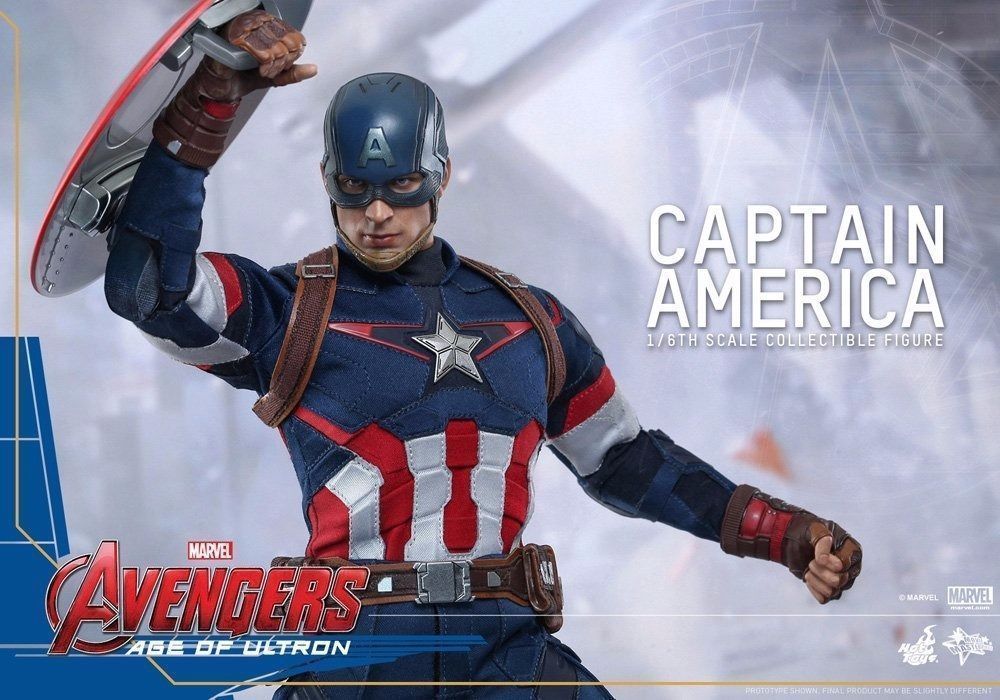 Movie Masterpiece Avengers Age of Ultron CAPTAIN AMERICA 1/6 Figure Hot Toys_6