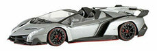 Kyosho 1/43 Lamborghini Veneno Road Ster Gray/Red Line Gray Diecast Car 5572GR_1