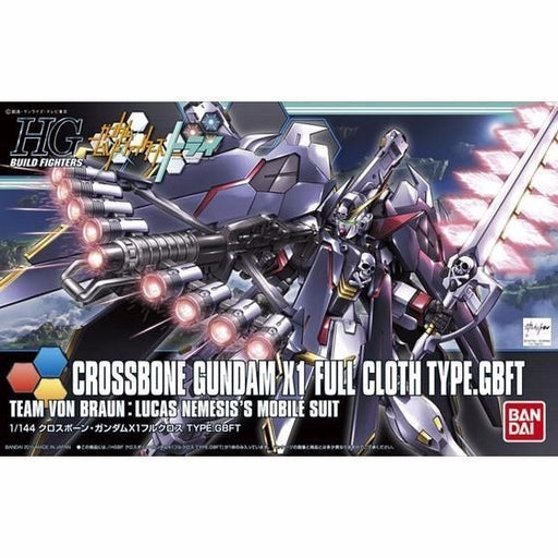 BANDAI HGBF 1/144 CROSSBONE GUNDAM X1 FULL CLOTH TYPE GBFT MODEL KIT from Japan_1
