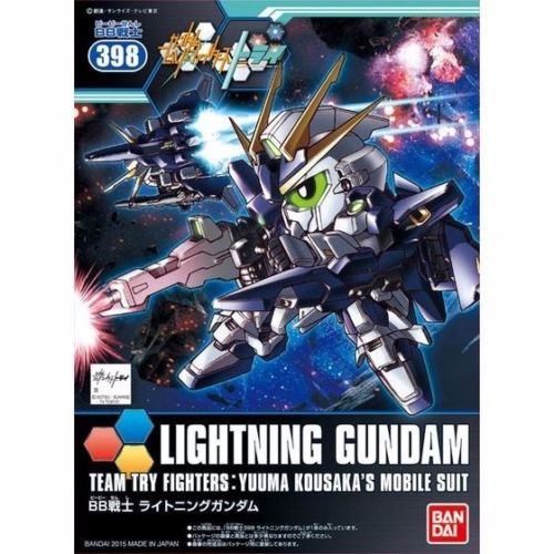 BANDAI SD BB Senshi 398 LIGHTNING GUNDAM MODEL KIT Gundam Build Fighters_1