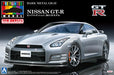 Aoshima NISSAN GT-R R35 2014 Model Dark Metal Gray Plastic Model Kit_1