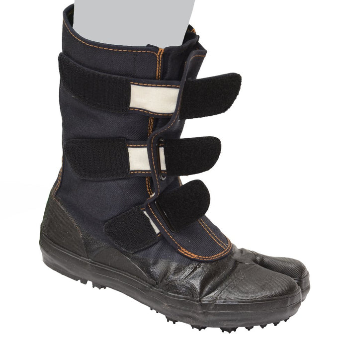 SOKAIDO NINJA Tabi Shoes Spike Rubber pin Boots WAKABA black I-98 29cm NEW_3