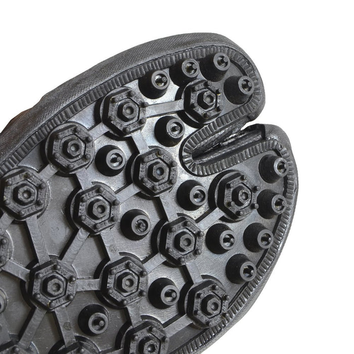 SOKAIDO NINJA Tabi Shoes Spike Rubber pin Boots WAKABA black I-98 29cm NEW_4