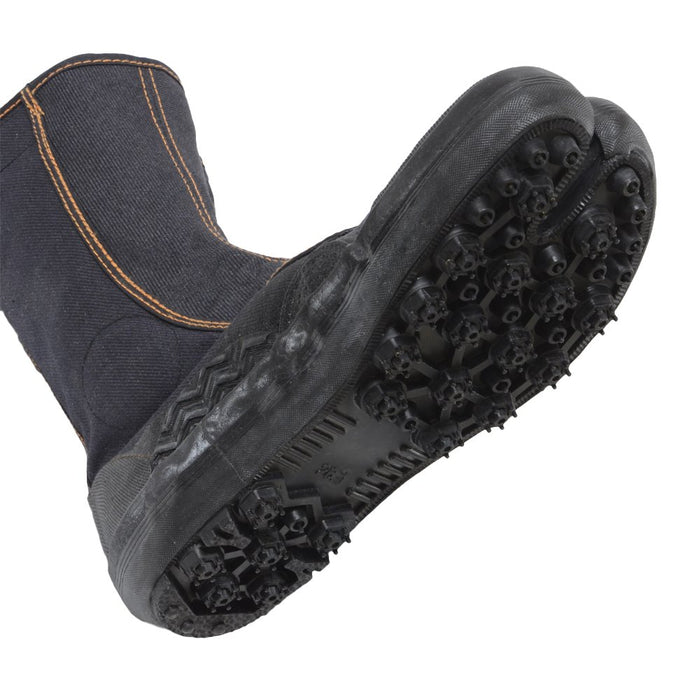 SOKAIDO NINJA Tabi Shoes Spike Rubber pin Boots WAKABA black I-98 29cm NEW_5