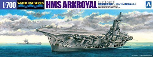 Aoshima British Aircraft Crrier HMS Arkroyal (Final) & U-18 Plastic Model Kit_1