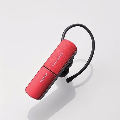 ELECOM LBT-HS10MP RD Bluetooth Headset Red NEW from Japan_1