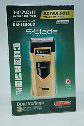 HITACHI S-Blade Rechargeable Electric Shaver Travel 100-120V 200-240V NEW_1
