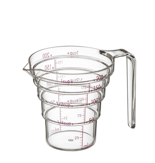 Yamazaki Industries 2699 Microwave Safe Gradual Measuring Cup 200ML Clear NEW_1