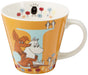 Yamakasyoten Moomin Porcelain Initial Mug J 340ml Microwaveable MM630-11J NEW_1