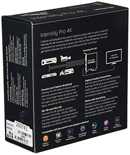 Blackmagic Design Capture Card Intensity Pro 4K HDMI for Linux, Windows 003062_2