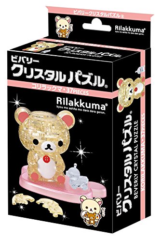 Beverly 3D Crystal Puzzle Korilakkuma 37 Pieces NEW from Japan_2