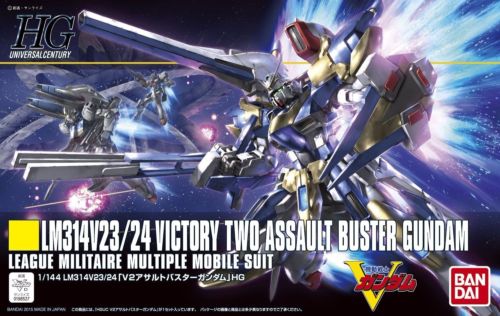 BANDAI HGUC 1/144 LM314V23/24 V2 ASSAULT BUSTER GUNDAM MODEL KIT V Gundam_1