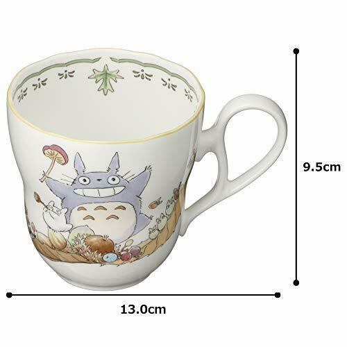 My Neighbor Totoro mug 375cc Bone china microwave-safe Noritake NEW from Japan_7