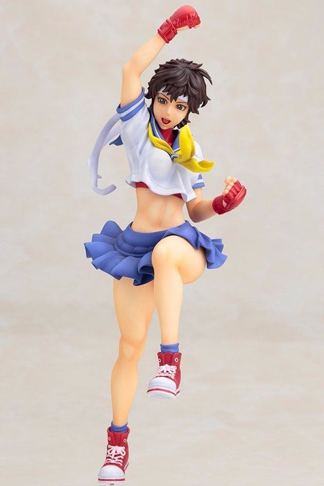 Street Fighter Bishoujo Statue SAKURA 1/7 PVC Figure Kotobukiya NEW from Japan_3