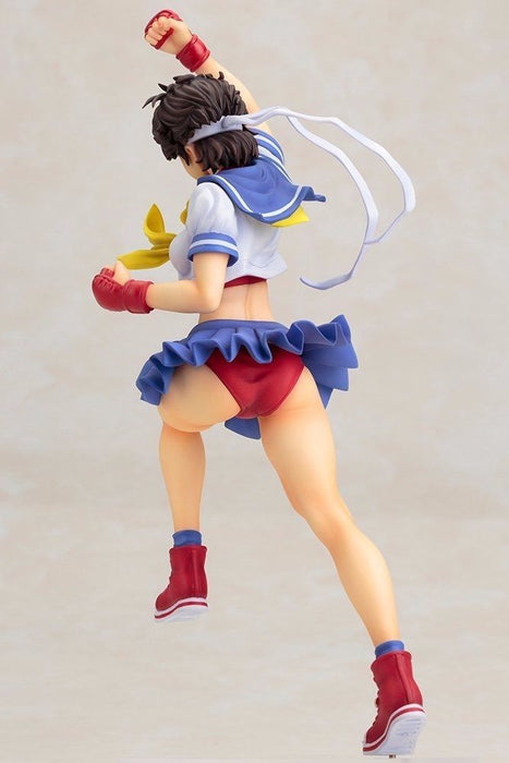 Street Fighter Bishoujo Statue SAKURA 1/7 PVC Figure Kotobukiya NEW from Japan_5