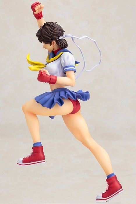 Street Fighter Bishoujo Statue SAKURA 1/7 PVC Figure Kotobukiya NEW from Japan_6