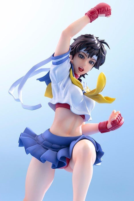 Street Fighter Bishoujo Statue SAKURA 1/7 PVC Figure Kotobukiya NEW from Japan_7